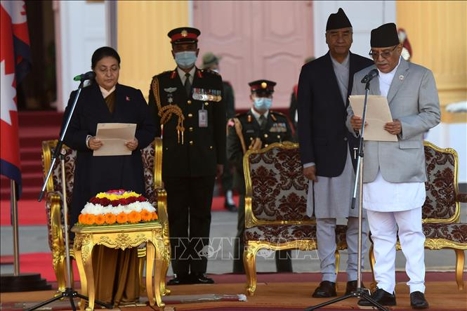 Ông Pushpa Kamal Dahal tuyên thệ nhậm chức Thủ tướng Nepal